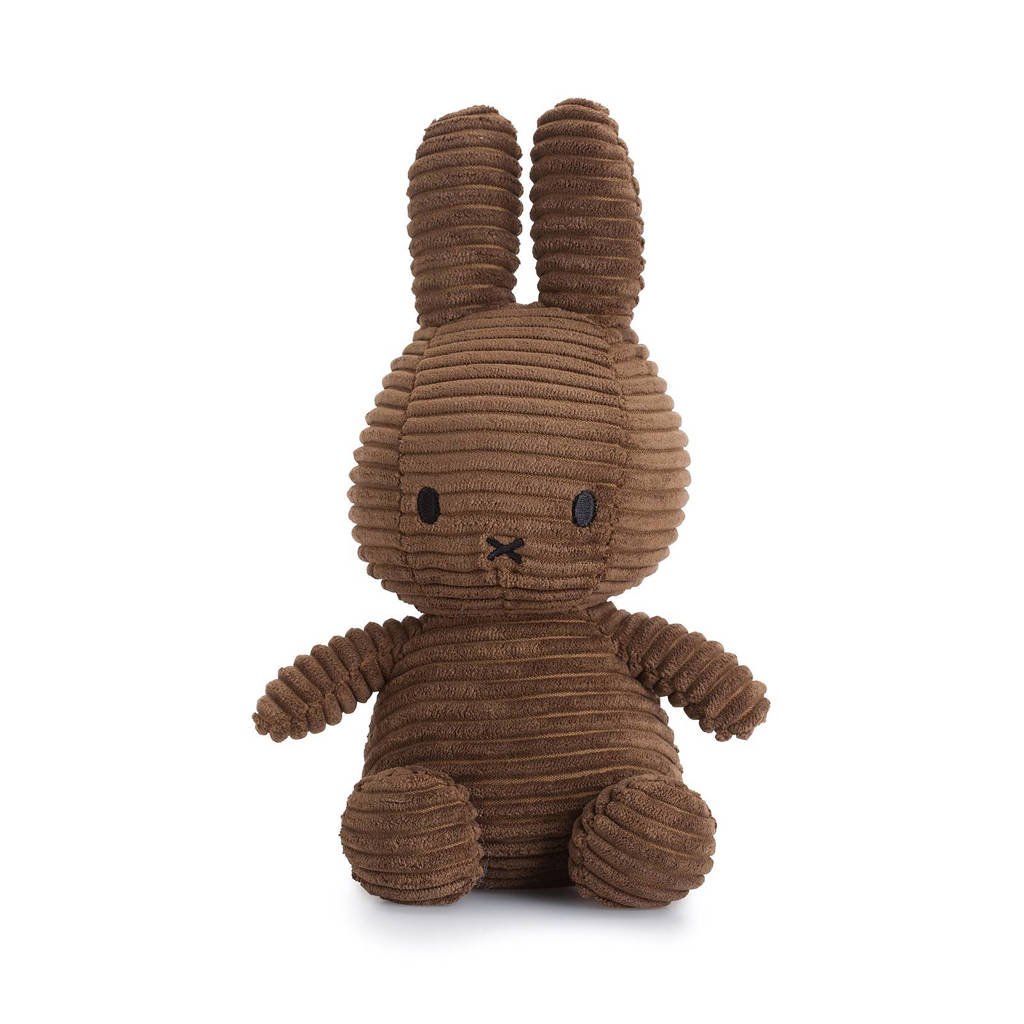nijntje Miffy Corduroy knuffel 24 cm, Bruin