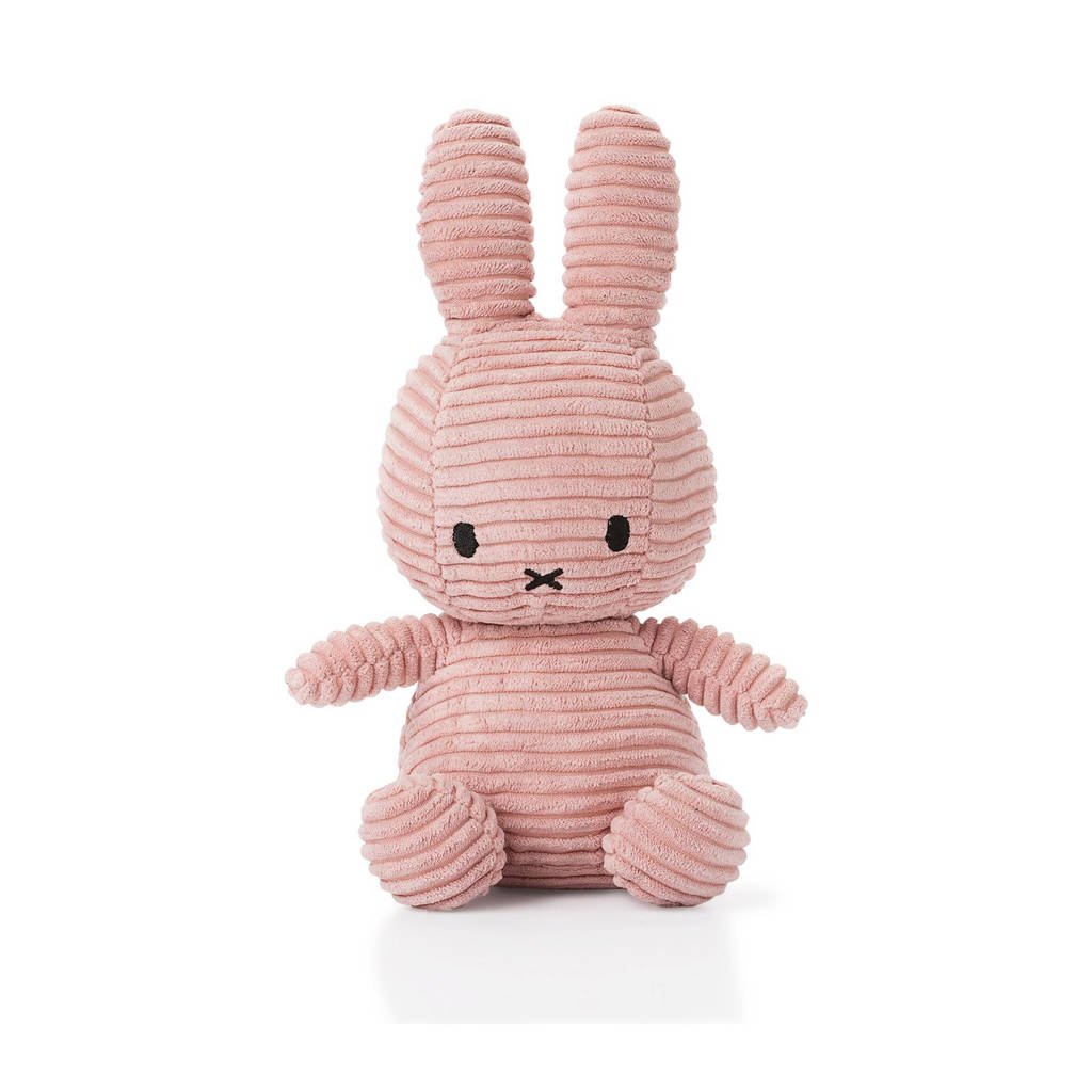 nijntje Corduroy roze knuffel 24 cm, Lichtroze