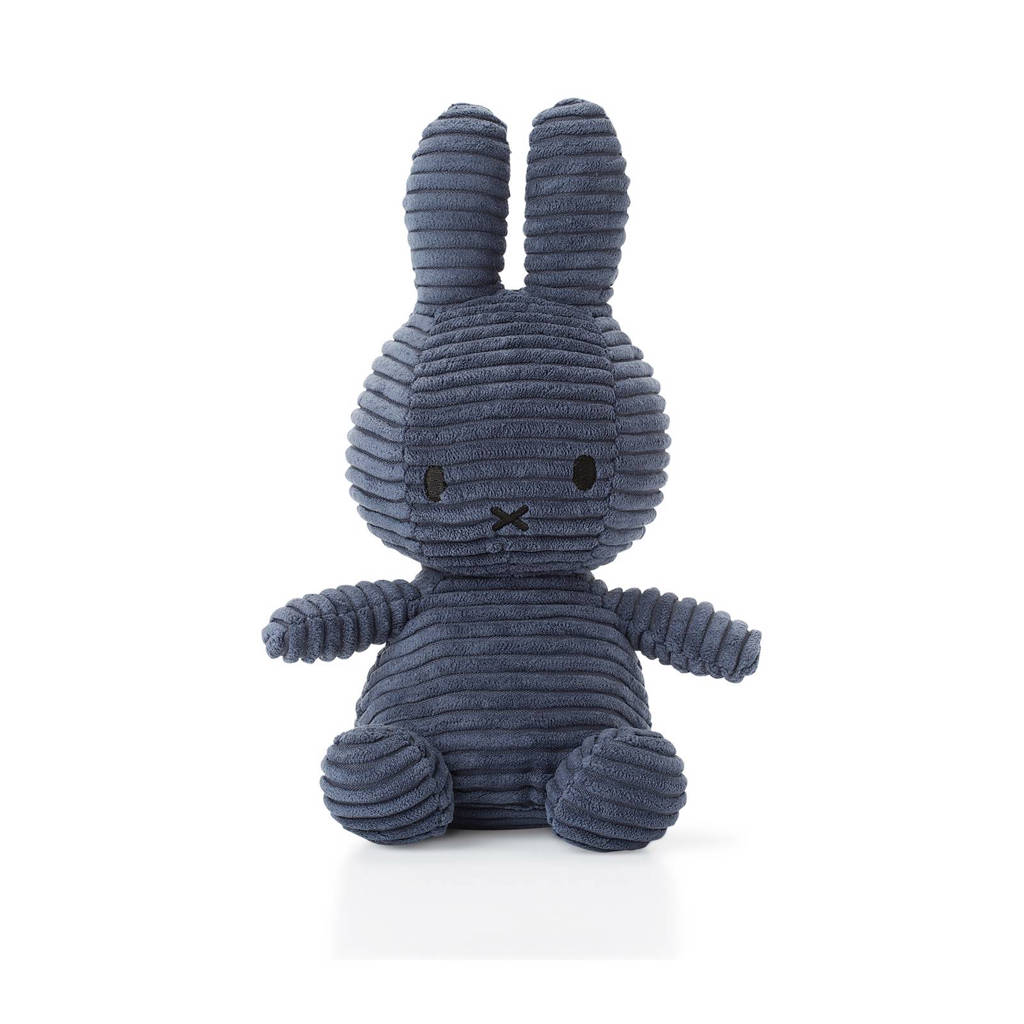 nijntje Miffy Corduroy knuffel 24 cm, Blauw