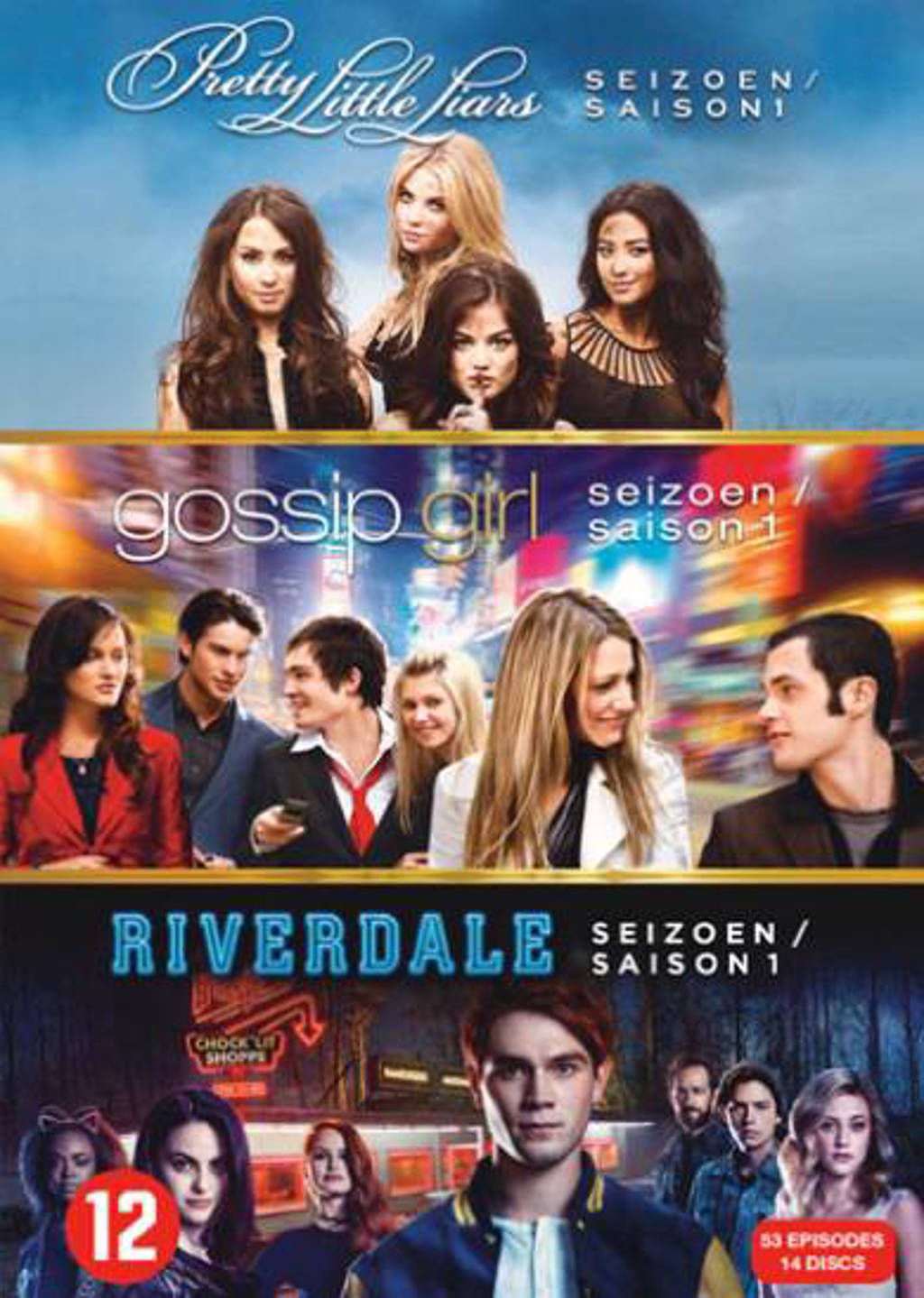 Gossip girl - Seizoen 1/Pretty little liars - Seizoen 1/Riverdale - Seizoen 1 (DVD)
