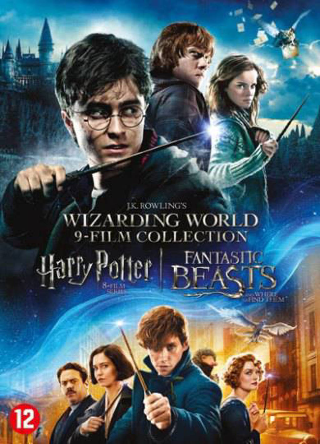 Harry Potter 1-8 + Fantastic beasts 1 (DVD)
