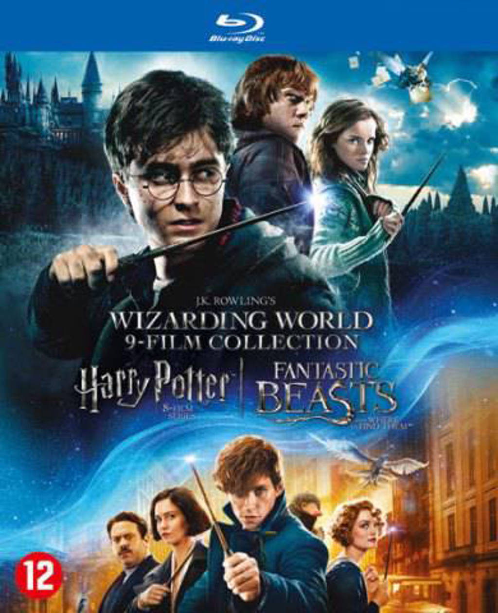Harry Potter 1-8 + Fantastic beasts 1 (Blu-ray)