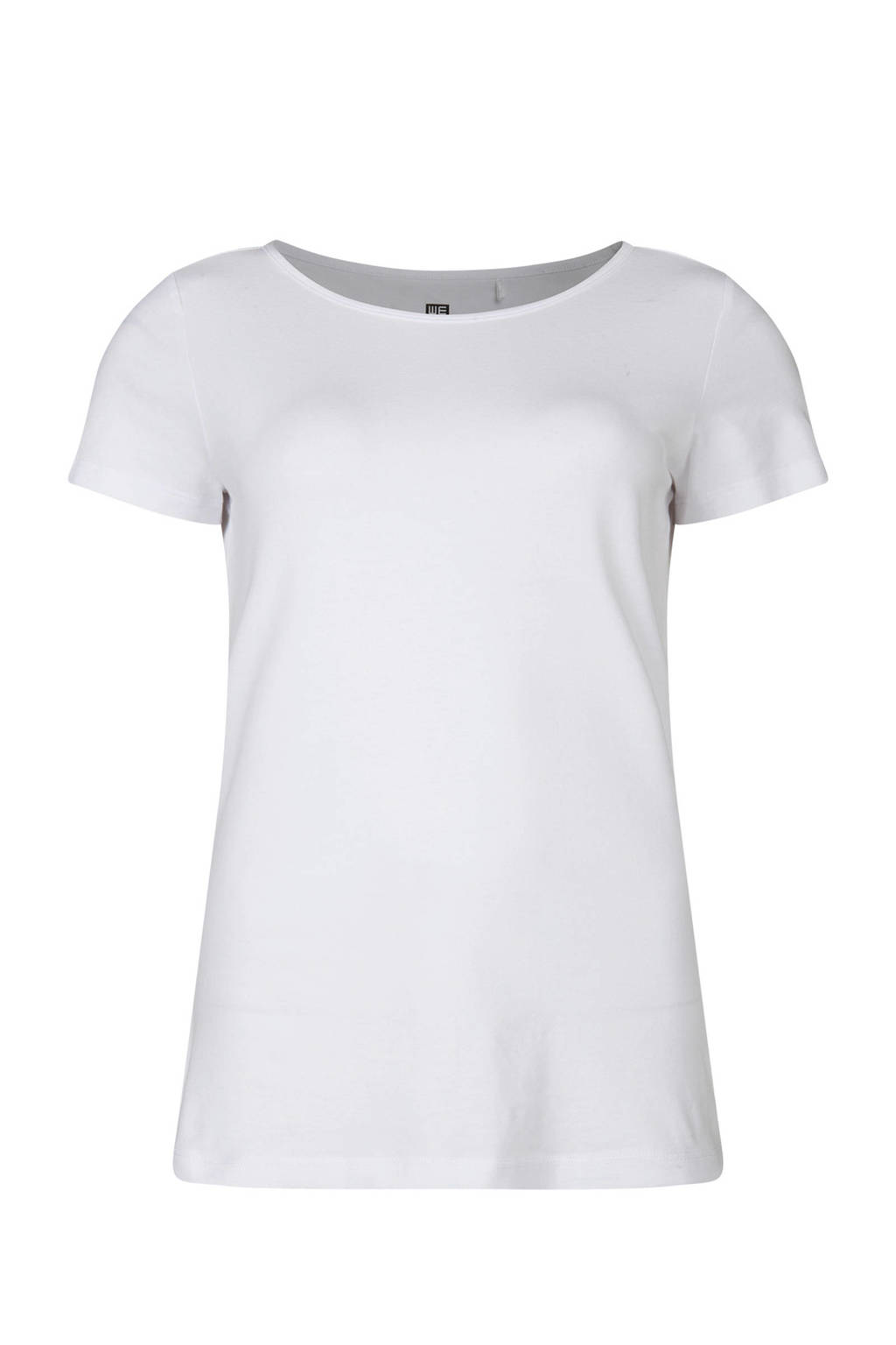 WE Fashion T-shirt met katoen wit wehkamp