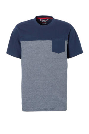 pyjamatop marine/wit
