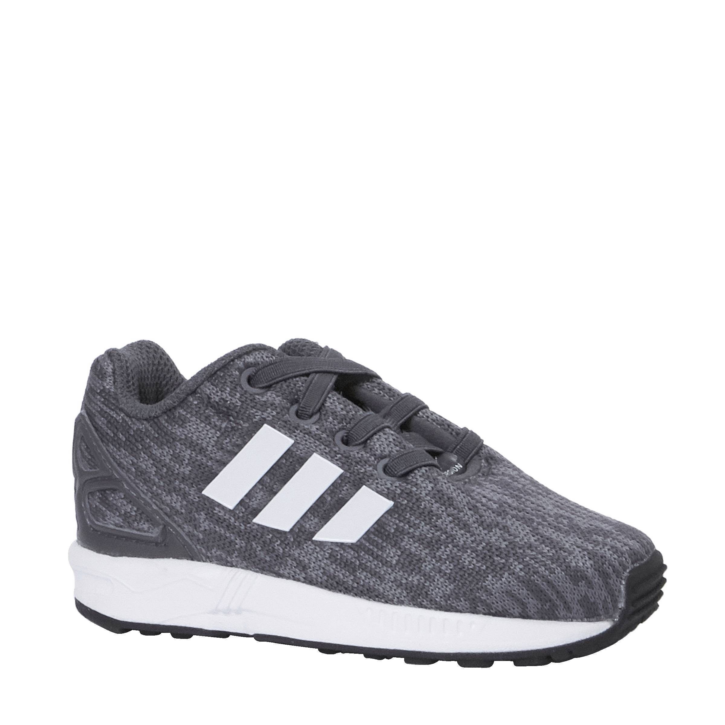 zx flux adidas grijs