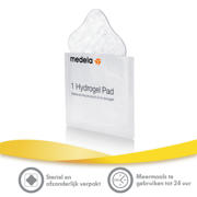 thumbnail: Medela Hydrogel Pads voor verzachting bij pijnlijke tepels of tepelkloven (4 stuks)
