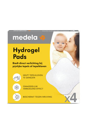 Hydrogel Pads voor verzachting bij pijnlijke tepels of tepelkloven (4 stuks)