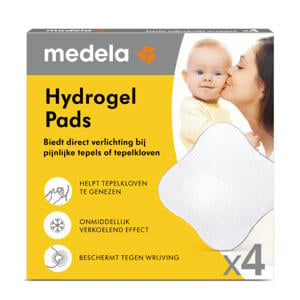 Hydrogel Pads voor verzachting bij pijnlijke tepels of tepelkloven (4 stuks)