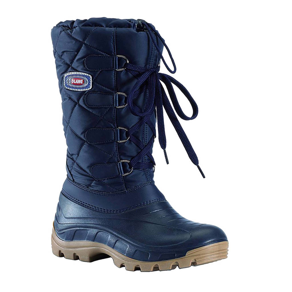 Olang snowboots Fantasy blauw, Donkerblauw