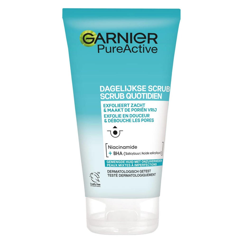 Garnier Skinactive PureActive Dagelijkse Scrub - 150 ml.