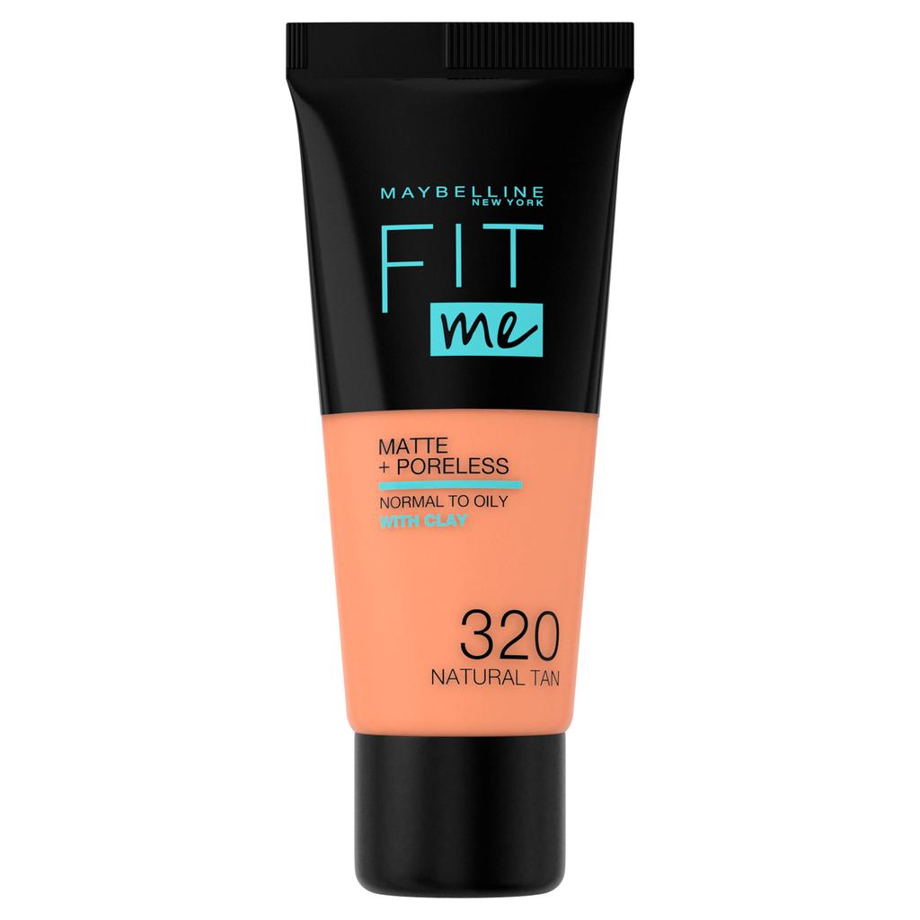 Maybelline New York Fit me Matte + Poreless liquid foundation - 320 Natural Tan