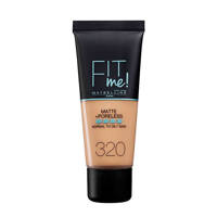 Maybelline New York Fit Me! Matte + Poreless liquid foundation - 320 Natural Tan