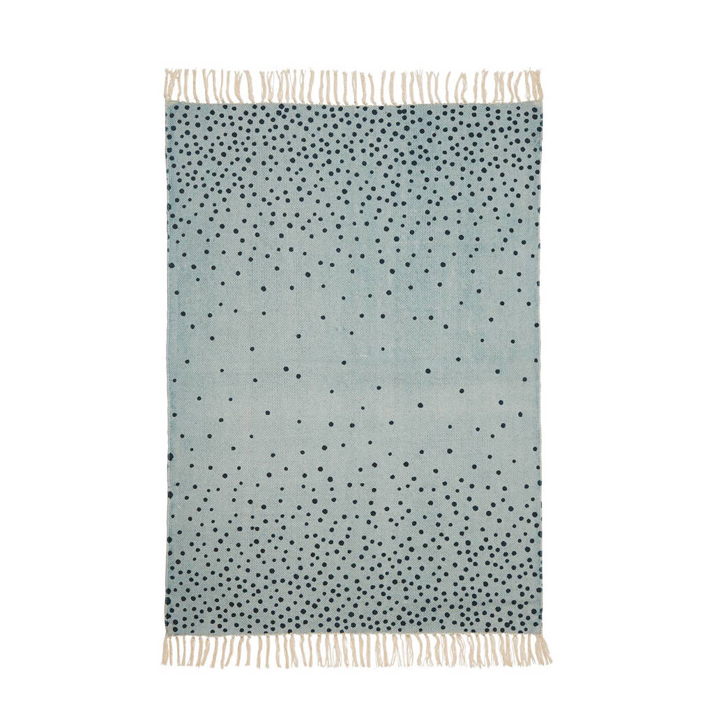Done by Deer vloerkleed blauw (90x120 cm), Blauw