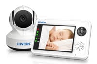 Luvion  Essential beeldbabyfoon met camera en 3.5" kleurenscherm, Wit
