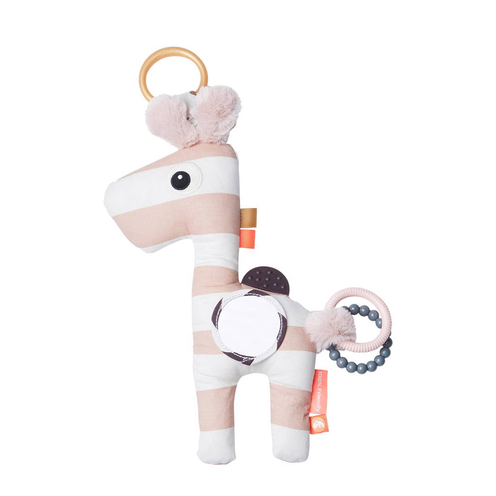 Done by Deer Raffi activiteitenknuffel roze, Roze