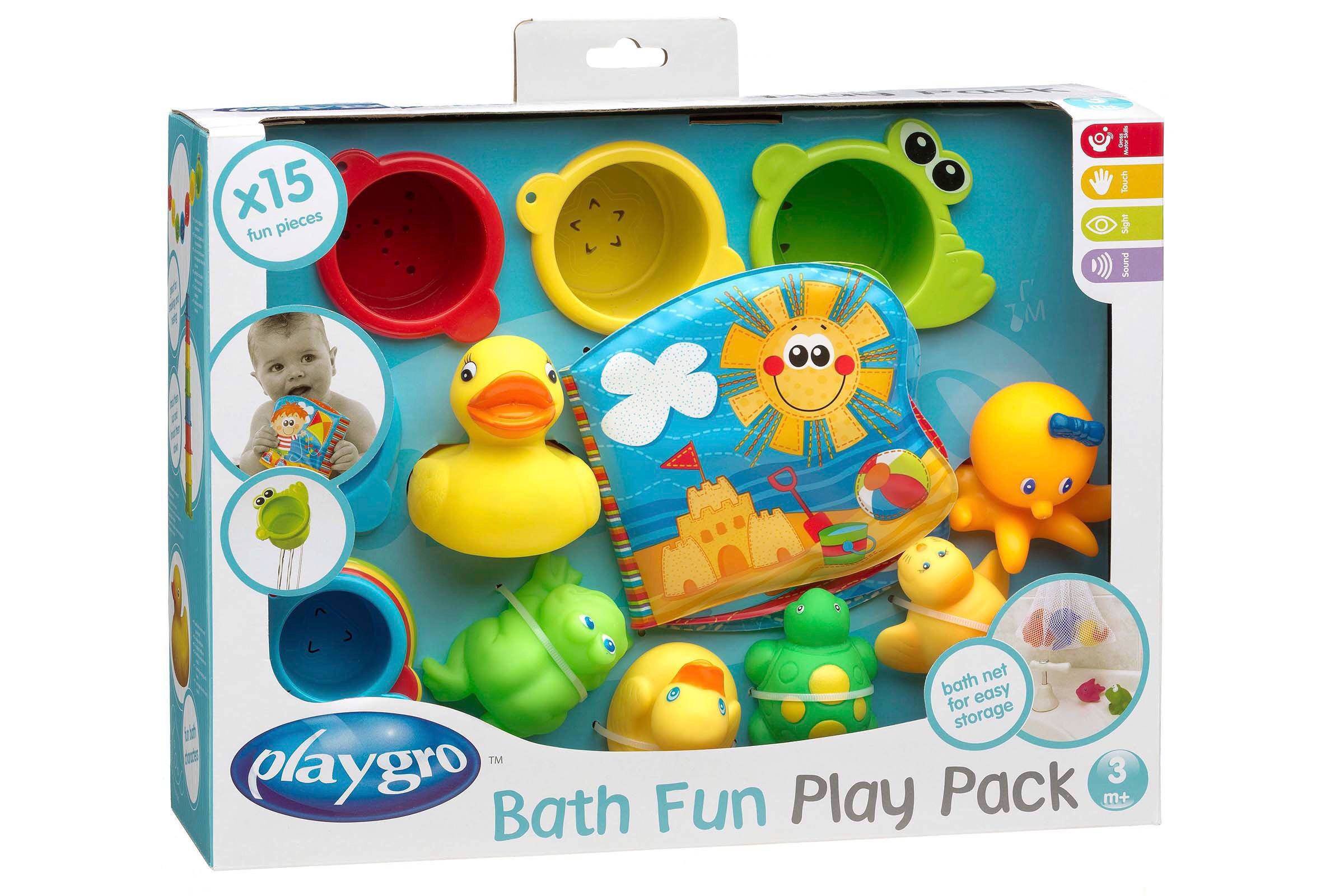 PLAYGRO Badspeelgoed Cadeauset 15 delig (0182933 Playgro Badspeeltjes Bath Fun Play Pack Badspeelgoed Fun