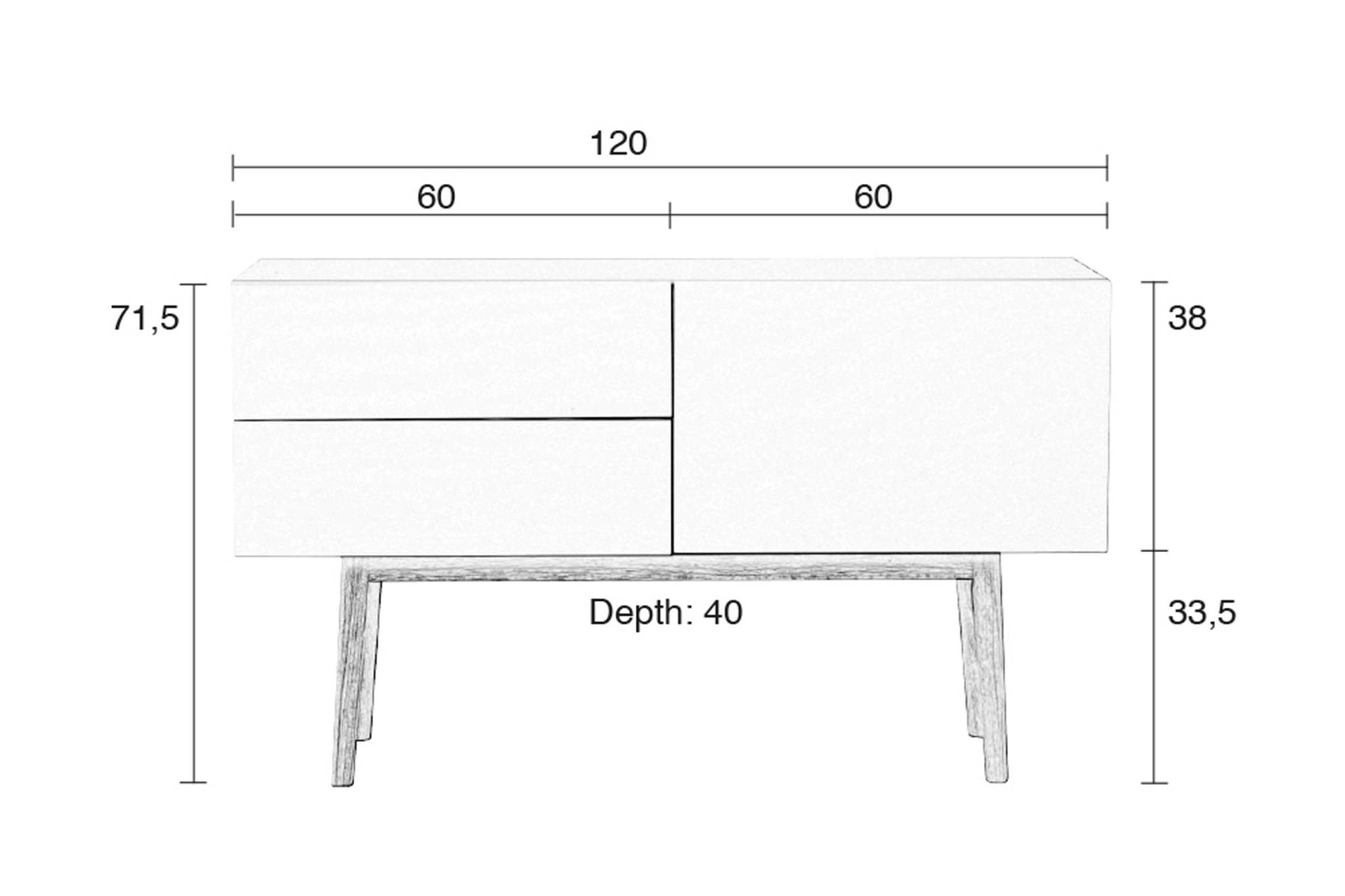 Zuiver dressoir High on Wood - Afbeelding 6