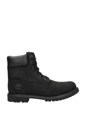 6 Inch Classic nubuck veterboots zwart