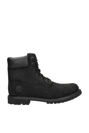 6 Inch Classic nubuck veterboots zwart