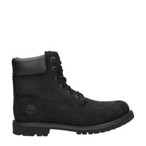 6 Inch Classic nubuck veterboots zwart