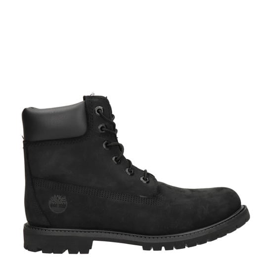 zwarte veterboots dames