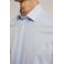 WE Fundamentals slim fit overhemd lichtblauw