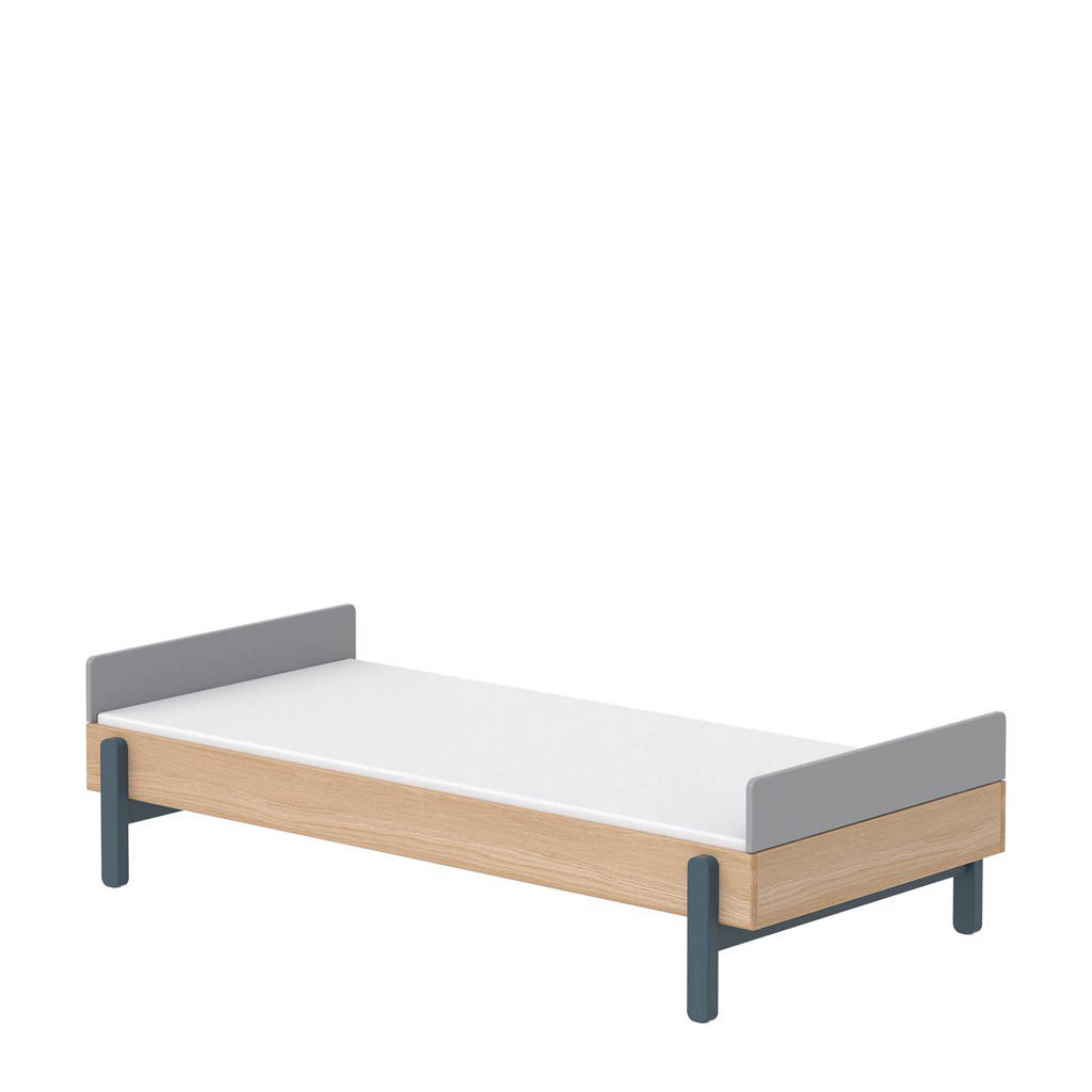 Flexa eenpersoonsbed Popsicle (90x200 cm), Blueberry