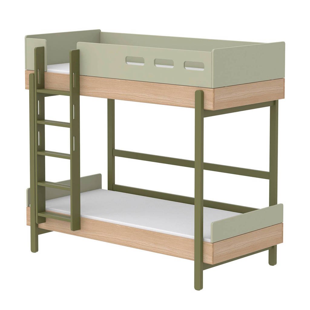 Flexa stapelbed Popsicle (90x200 cm), Kiwi