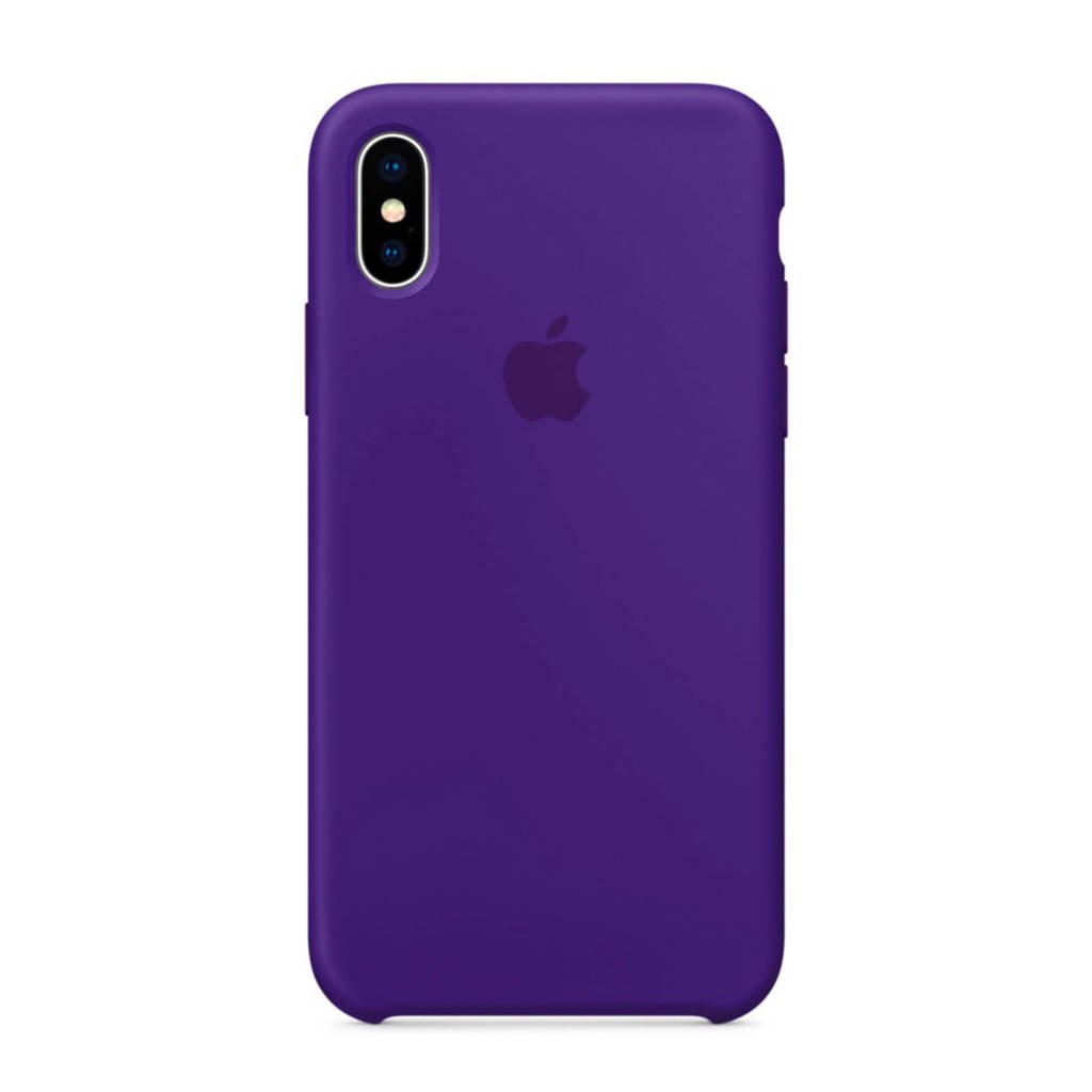 Apple iPhone X backcover, Paarsblauw
