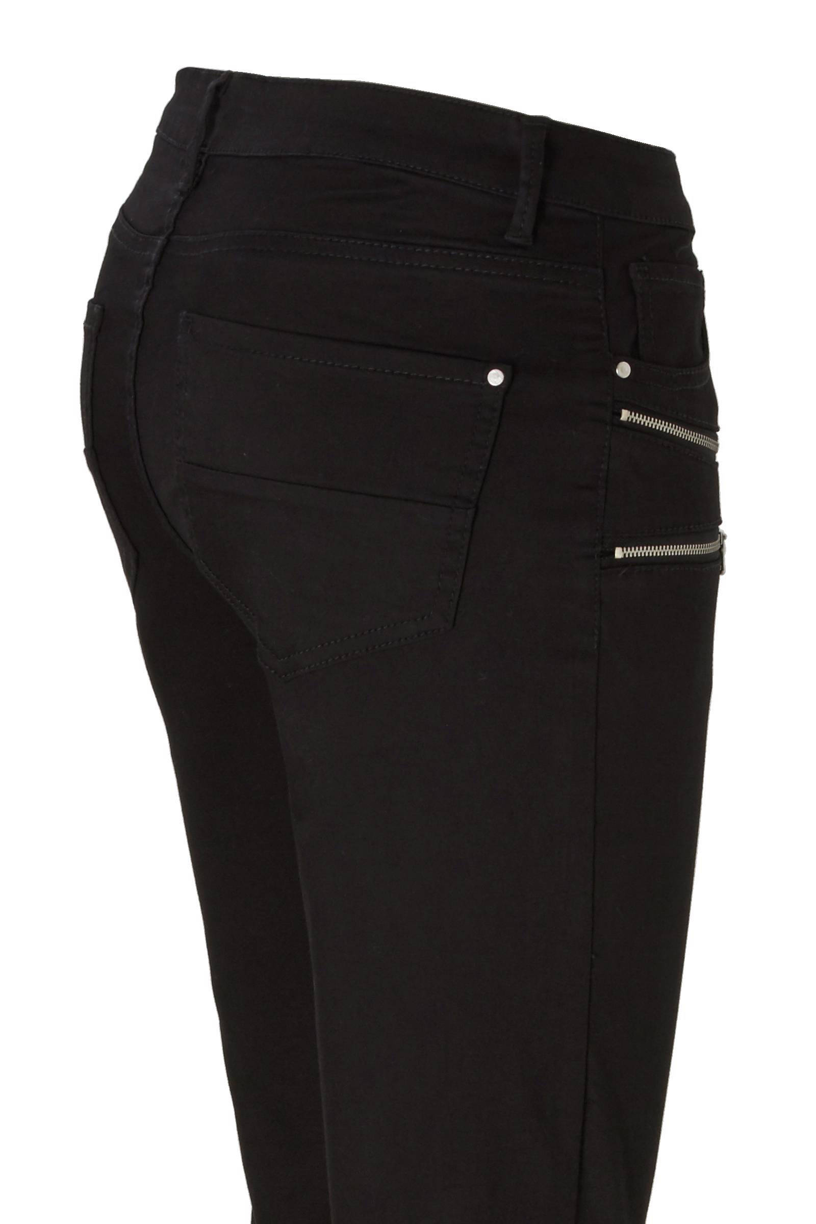 FREEQUENT 7/8 skinny fit broek met ritsen | wehkamp