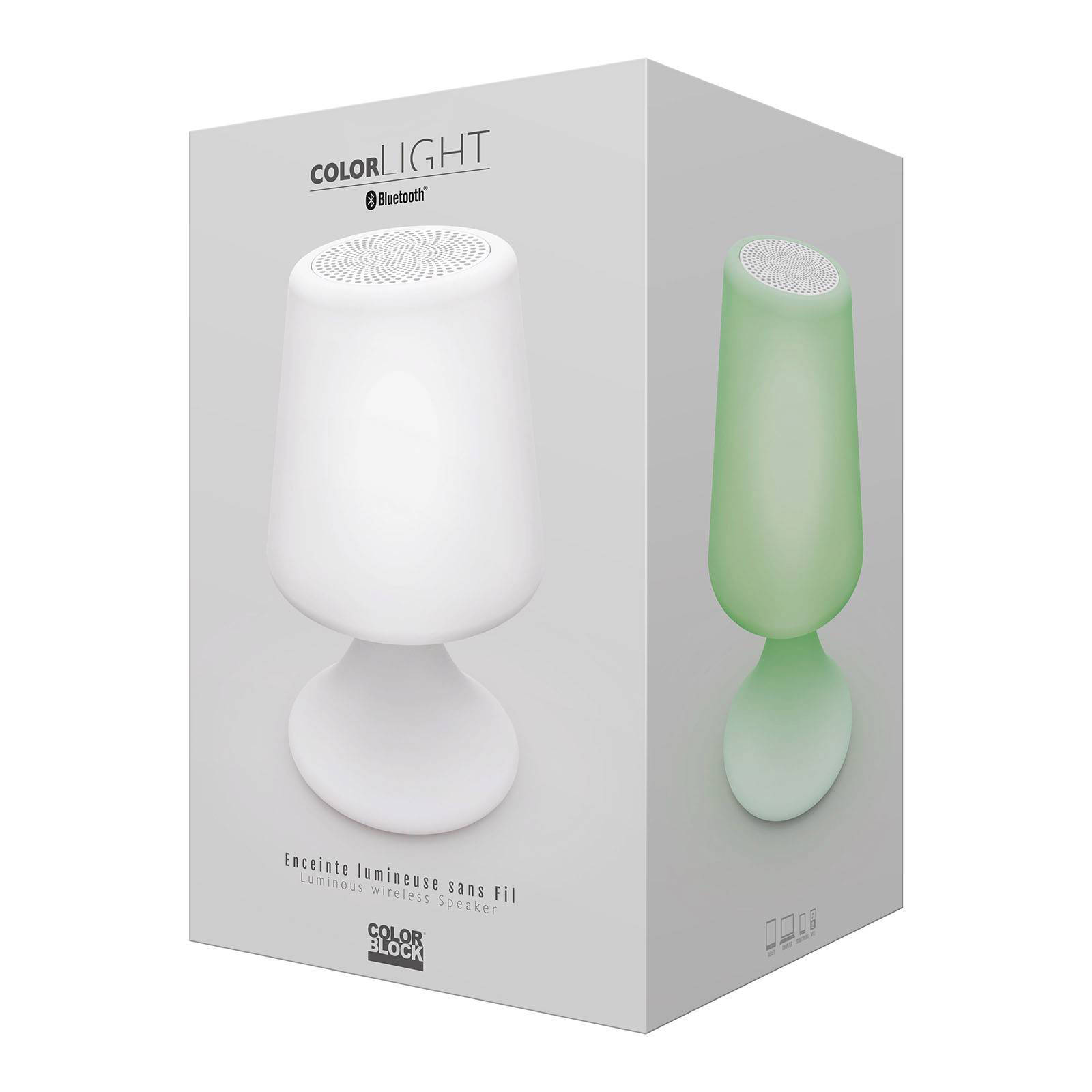 colorblock color light bluetooth speaker