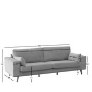 thumbnail: NOUS Living 3-zitsbank Torino