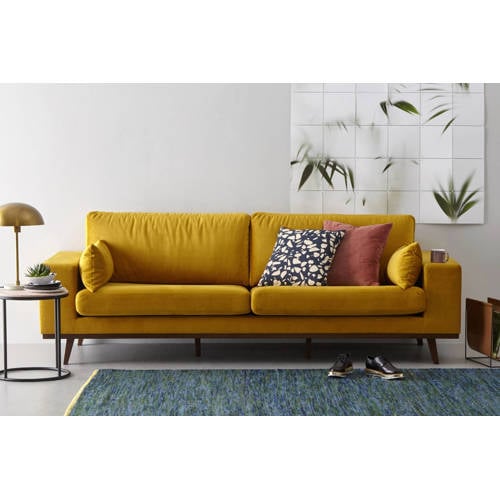 NOUS Living 3-zitsbank Torino - Okergeel