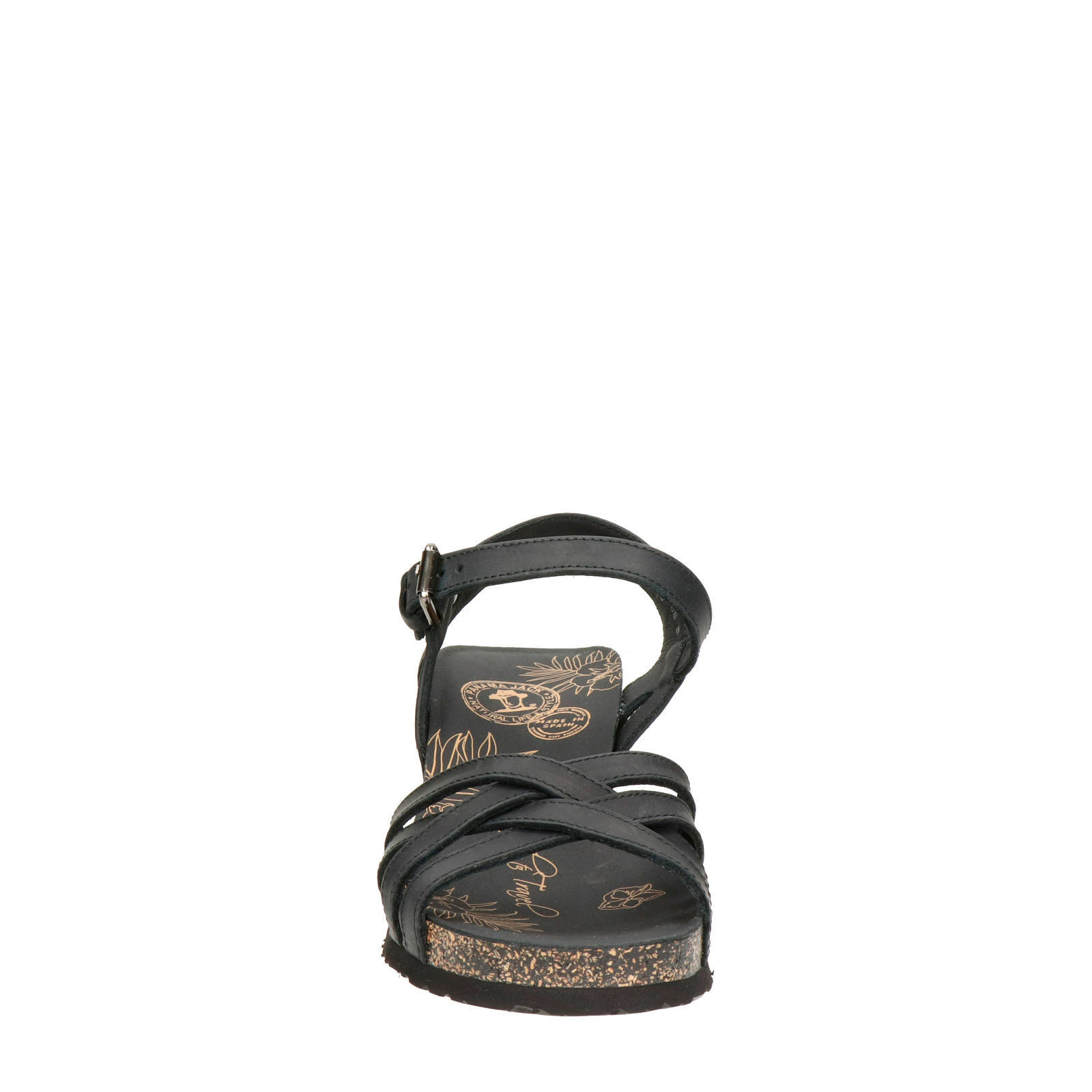 Panama Jack Vera nubuck sandalettes zwart | wehkamp