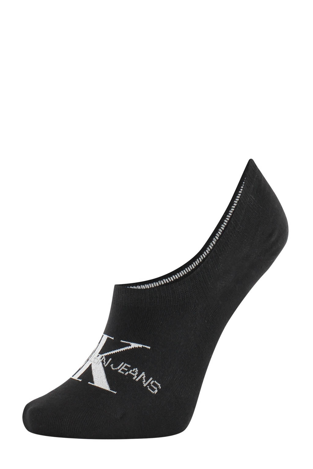 CALVIN KLEIN no-show sneaker sokken, Zwart/wit