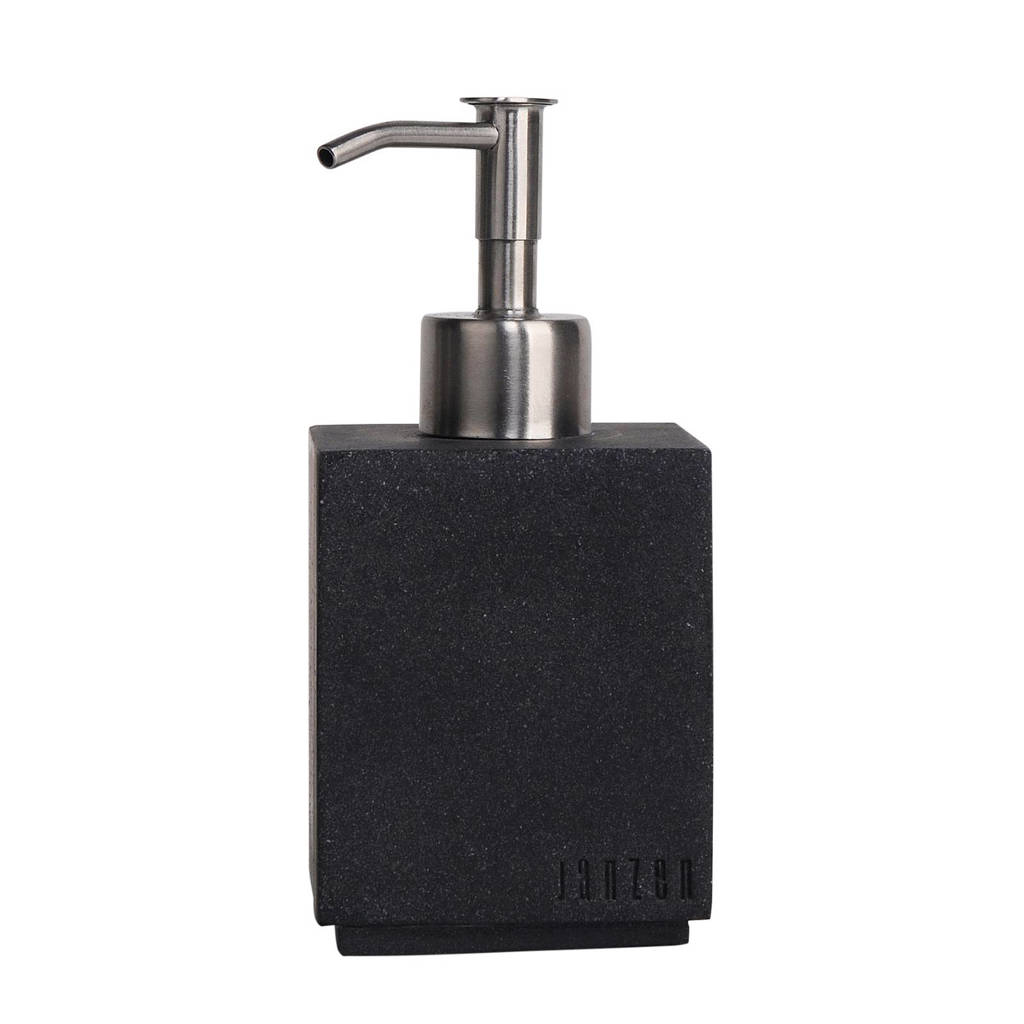 Janzen zeepdispenser - 200 ml, Zwart