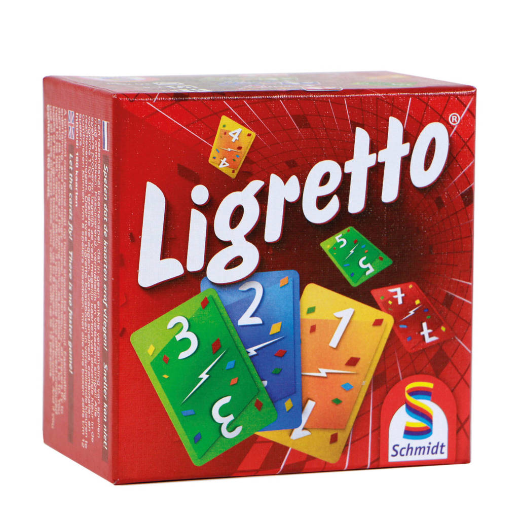 999 Games Ligretto rood kaartspel