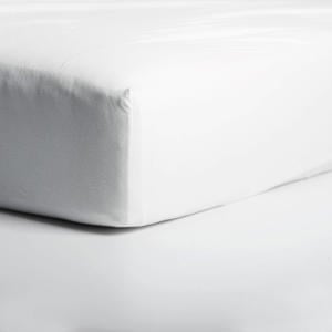 jersey hoeslaken - wit (25 cm hoog)