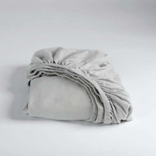 Wehkamp Cinderella jersey hoeslaken - lichtgrijs (25 cm hoog) aanbieding