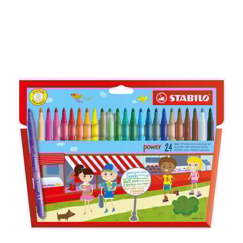 Stabilo Power Viltstiften 24 St stabilo kopen in de aanbieding