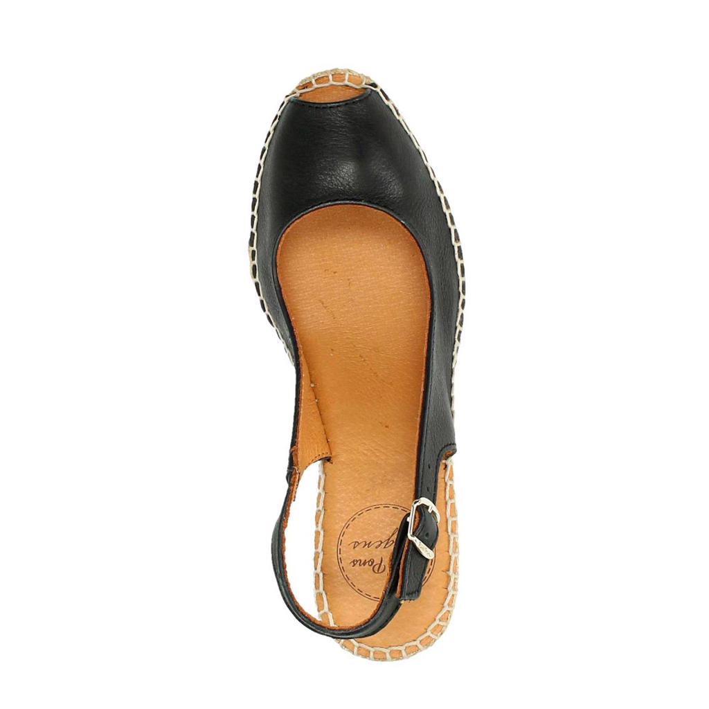 TONI PONS BERNIA-P - Toni Pons peep toe style wedge espadrille for women made of leather., White