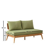 thumbnail: NOUS Garden loungebank Bianco