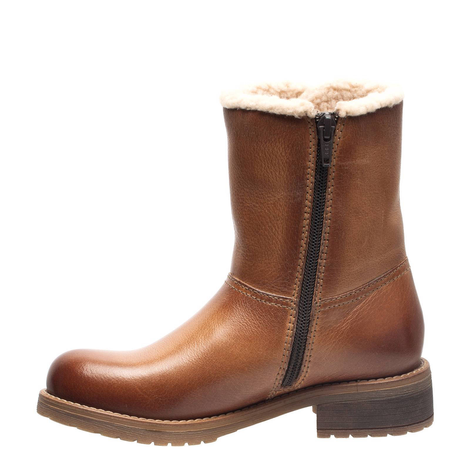 Hush Puppies gevoerde leren laarzen | wehkamp Hush Puppies gevoerde leren meisjes laarzen online bestellen