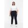 Zizzi high waist slim fit jeans Nile dark denim