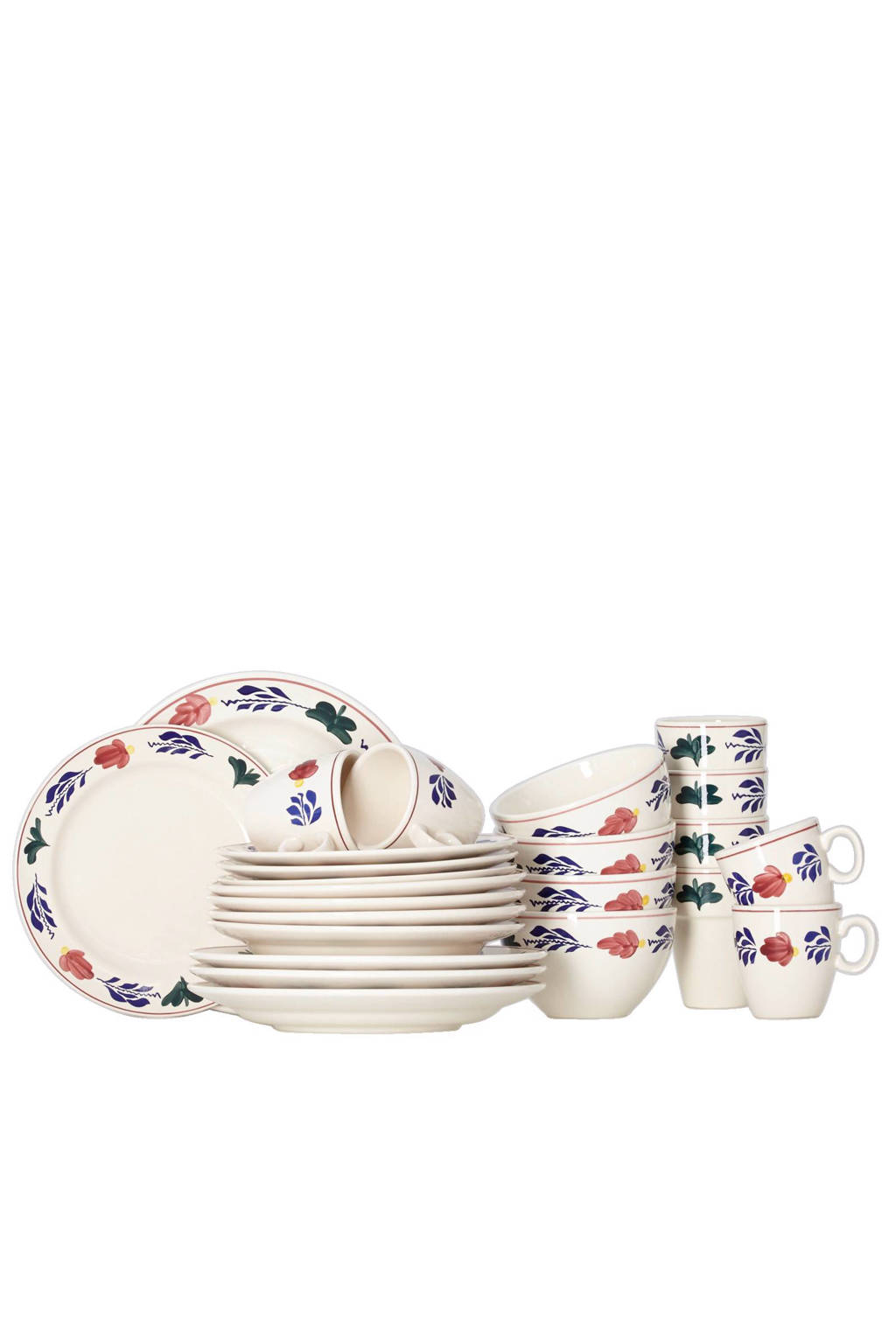 Boerenbont serviesset (36-delig), Multi