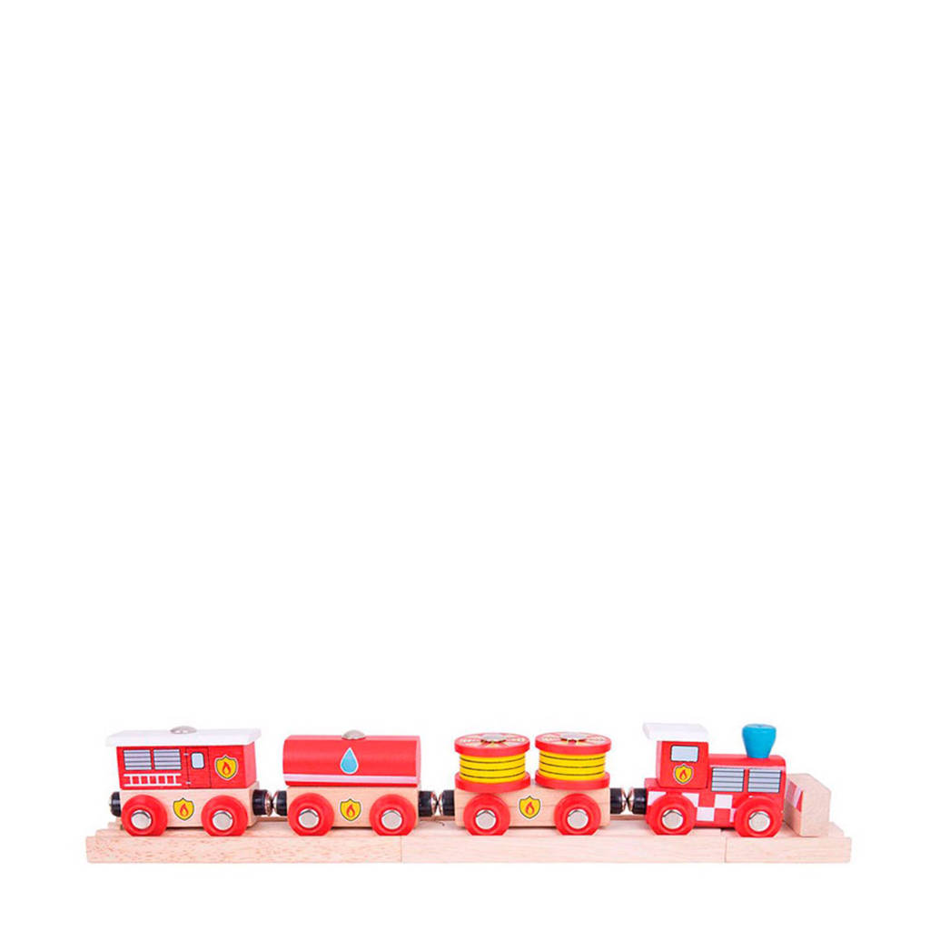 Big Jigs houten brandweertrein