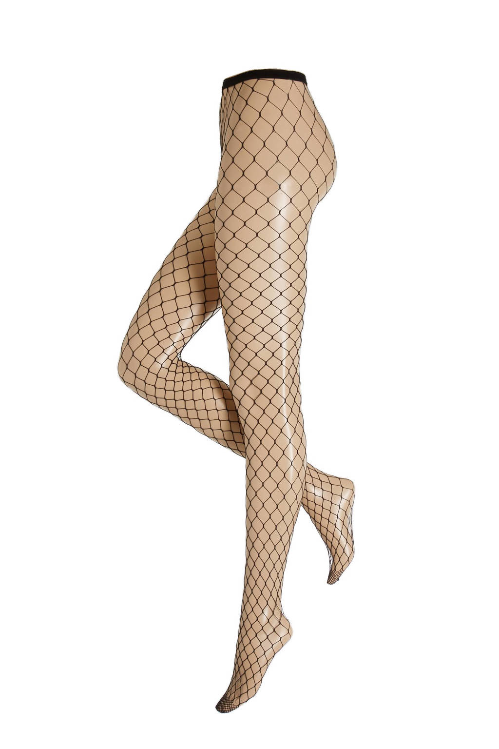 Oroblu Glamour fishnet panty, Zwart