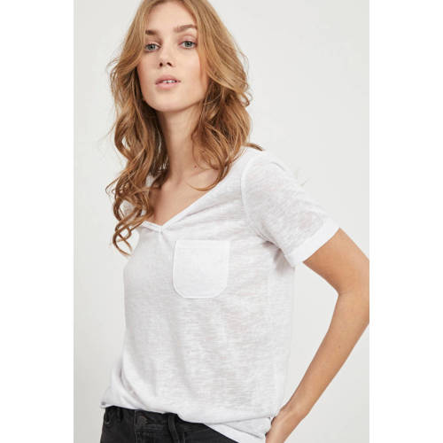 OBJECT T-shirt OBJTESSI met borstzak afbeelding
