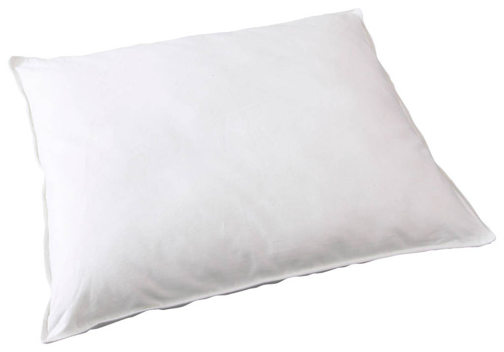 W synthetisch kinderkussen (50x60 cm), Wit