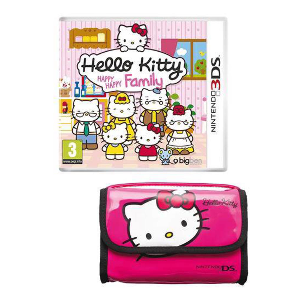 Hello Kitty happy family + pouch (Nintendo 3DS) wehkamp